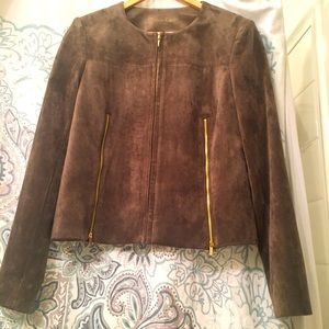 Like new suede like jacket Calvin KLEIN